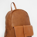 Pieces Tan Backpack with Pocket and Strap Detail €48