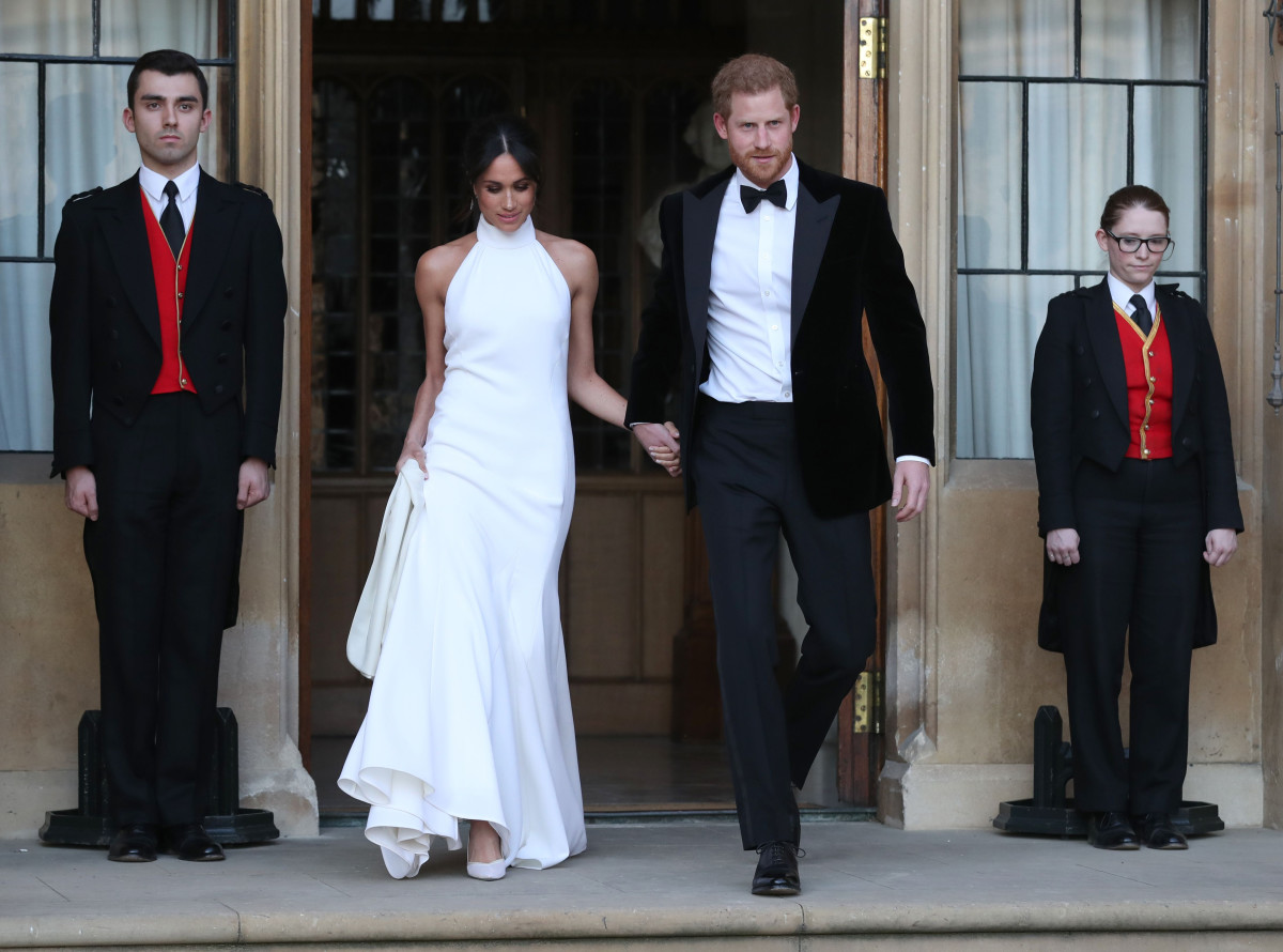 Meghan Markle escolhe a designer Stella McCartney para o vestido usado na recepção do casamento 3